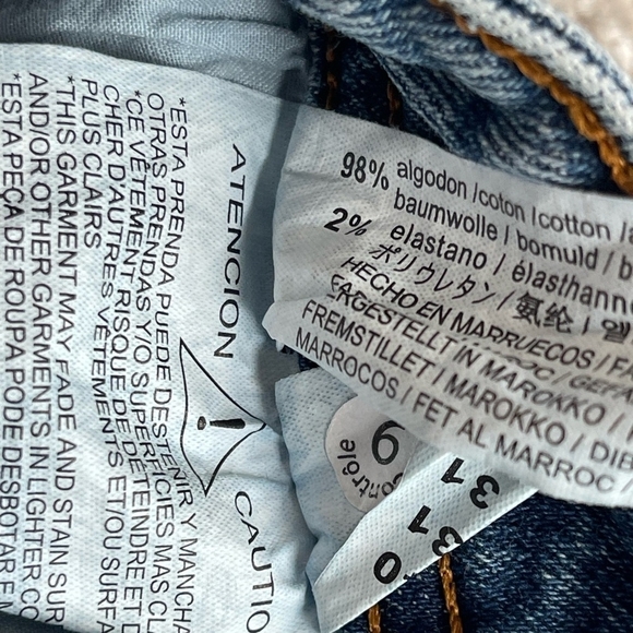 Men's Jeans Medium Wash Blue ZARA Denimwear Skinny Fit Jeans Men’s Denim Size 31 - Picture 7 of 7